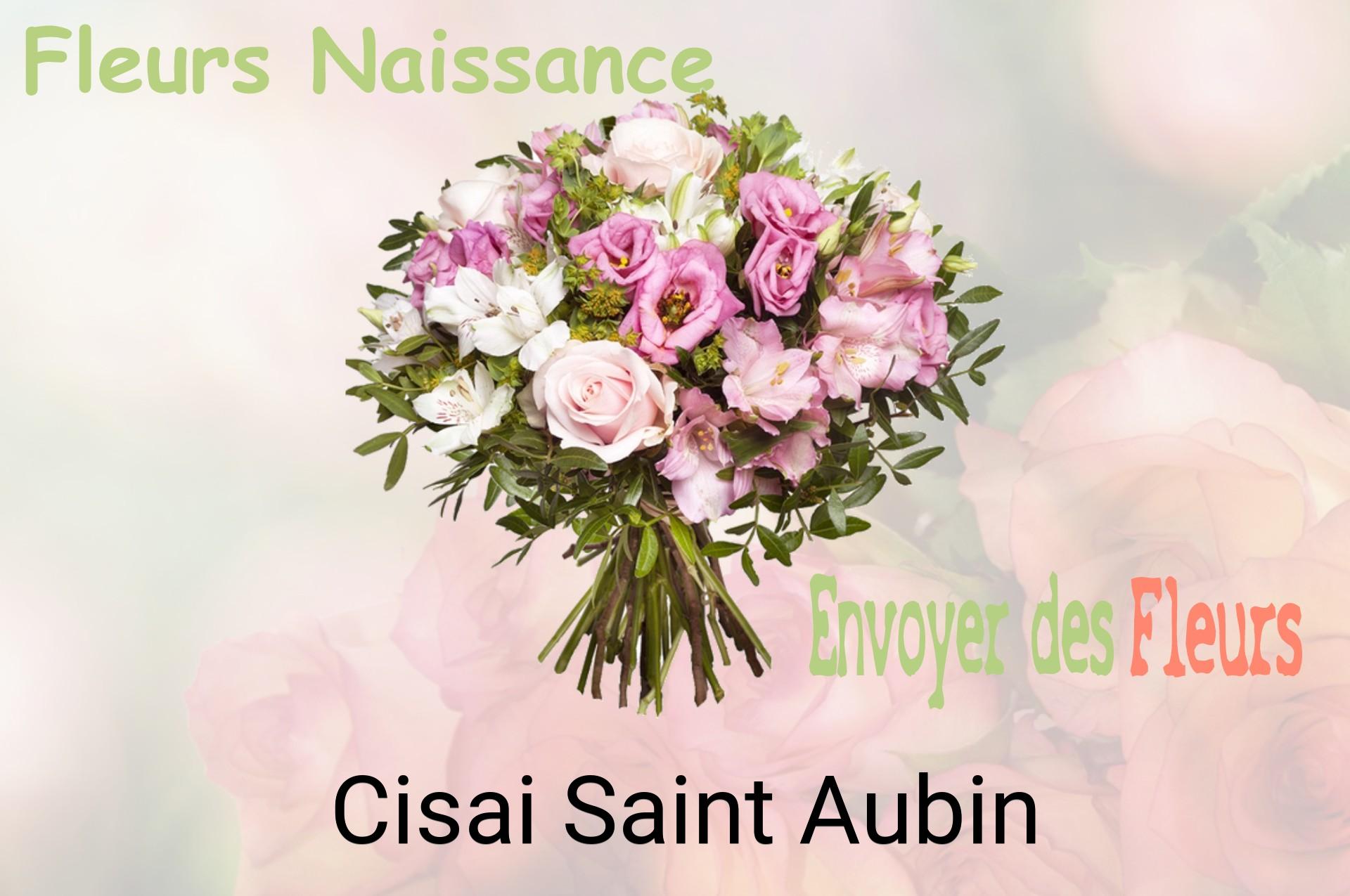 Bouquet de fleurs de naissance livré à Cisai-Saint-Aubin